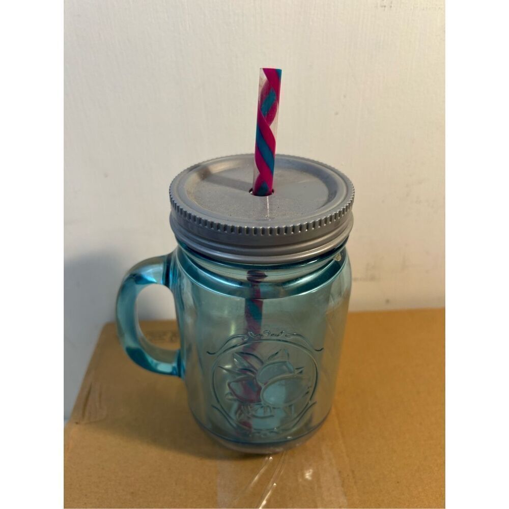 Aladdin mug blue mason‎ jar 20"